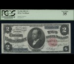 Fr. 246 1891 $2 Silver Certificate PCGS 35